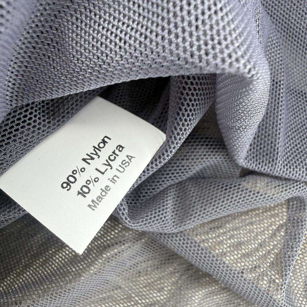 CYNTHIA ASHBY NWT Gray Sheer Mesh Lagenlook Distressed Layering Small Artwear - Picture 7 of 9